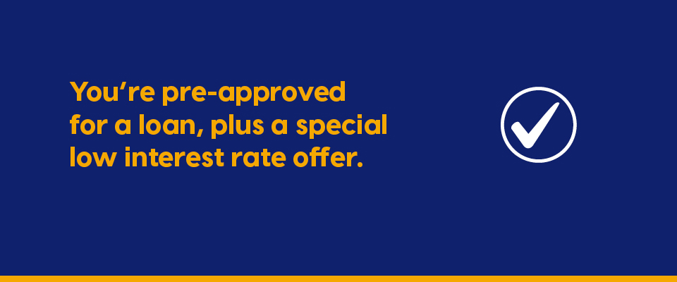 You're Preapproved for $10,000